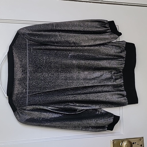 Vintage Metallic Sparkle Top size L - Picture 3 of 7